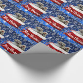 Kerstsjiih tzu cadeaupapier (Hoek)