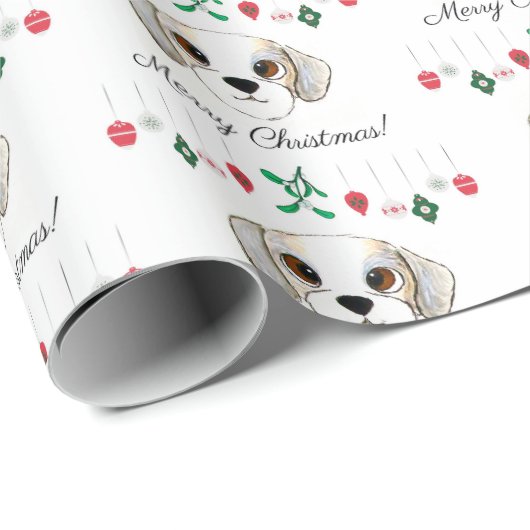 Kerstsjiih Tzu Cadeaupapier (Rol Hoek)