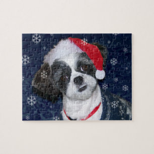 Kerstsjiih Tzu Dog Legpuzzel