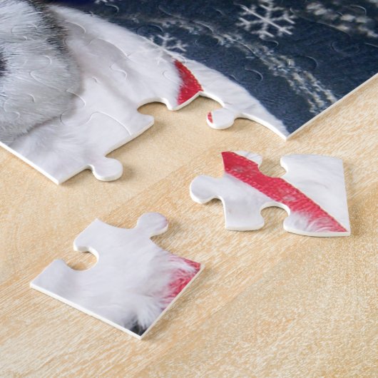 Kerstsjiih Tzu Dog Legpuzzel (Zijkant)