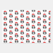 Kerstsjiih Tzu Dog Santa Hat Inpakpapier Vel (Voorkant)