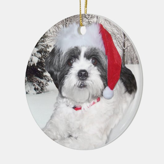 Kerstsjiih Tzu Ornament (Links)
