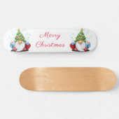 kerstskateboardgom met cadeau persoonlijk skateboard (Horizontaal)