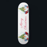 kerstskateboardgom met cadeau persoonlijk skateboard<br><div class="desc">Kute Gnoom met Pet en cadeau voor kerstbomen - Fun Cartoon Tekenen - Kies / voeg uw unieke tekst / naam / kleur toe - Maak uw speciale cadeautje - Resize en beweeg of verwijder elementen / tekst met aanpassingsgereedschap! Tekening en ontwerp door MIGNED. Zie mijn andere projecten/schilderijen. Je kunt...</div>