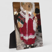 Kerstskater Teddy Bear Collectie. Fotoplaat (Zijkant)