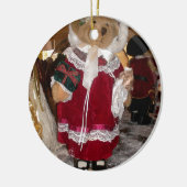 Kerstskater Teddy Bear Collectie. Keramisch Ornament (Links)