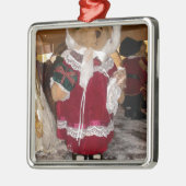 Kerstskater Teddy Bear Collectie. Metalen Ornament (Links)