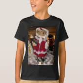 Kerstskater Teddy Bear T-shirt (Voorkant)