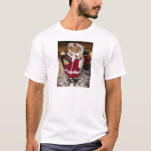 Kerstskater Teddy Bear T-shirt (Voorkant)