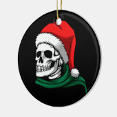 Kerstskelet Keramisch Ornament (Links)