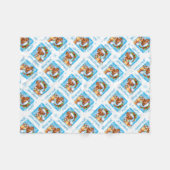 Kerstsla Fleece Deken (Voorkant (Horizontaal))