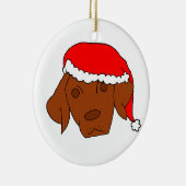 Kerstsla Keramisch Ornament (Rechts)