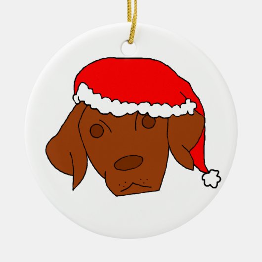 Kerstsla Keramisch Ornament (Voorkant)