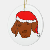 Kerstsla Keramisch Ornament (Links)
