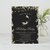 Kerstslaapdieren sterren feestdag kaart (Staand voorkant)