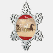 Kerstslaaplantaarnversiering Tin Sneeuwvlok Ornament (Rechts)