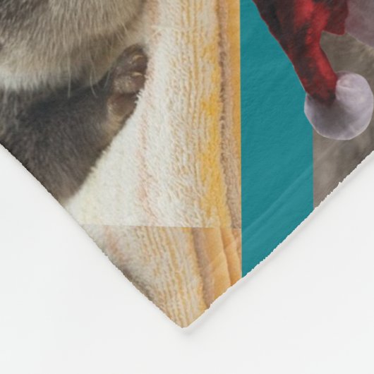 Kerstslaapstand Otter Fleece Deken (Hoek)