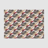 Kerstslaapstand Otter Tissuepapier (Voorkant)