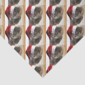 Kerstslaapstand Otter Tissuepapier (Detail)