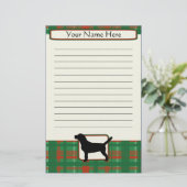 kerstslagerij briefpapier (Staand voorkant)