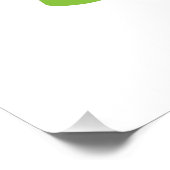 Kerstslak op een schildpad perfect poster (Hoek)