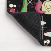 Kerstslakken - MidCentury Retro — Muismat (Hoek)