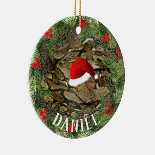 Kerstslang Keramisch Ornament (Rechts)