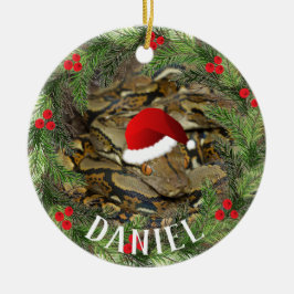 Kerstslang Keramisch Ornament