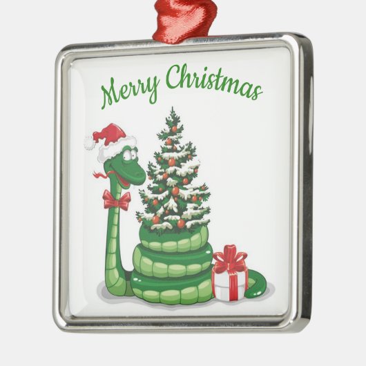 Kerstslang Metalen Ornament (Links)