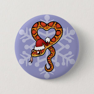 Kerstslang Ronde Button 5,7 Cm