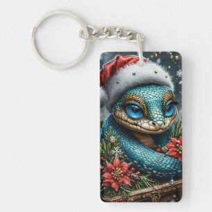 kerstslang sleutelhanger