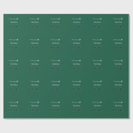 Kerstslede Holiday Wrap Glow Cadeaupapier