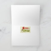 kerstslee feestdagen kaart (Binnen)