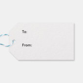 Kerstslee Gift Tags Cadeaulabel (Achterkant Horizontaal)