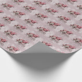 Kerstslee met cadeaupapier (Hoek)