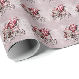 Kerstslee met cadeaupapier