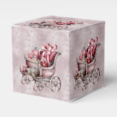 Kerstslee met cadeaus Vakantie gunstbox Bedankdoosjes (Voorkant Zijde)