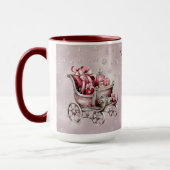 Kerstslee met cadeaus vakantie Mok (Links)