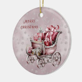 Kerstslee met cadeaus Vakantie Ornament (Links)