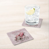 Kerstslee met cadeaus Vakantiepapier Onderzetter (Insitu)