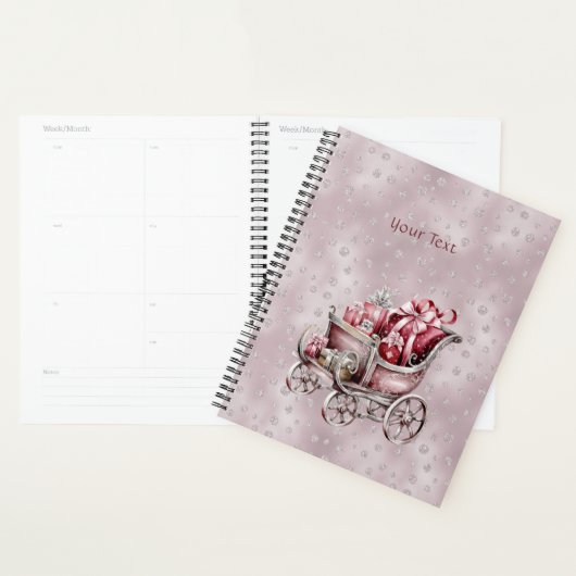 Kerstslee met cadeaus Vakantieplanner Planner (Display)