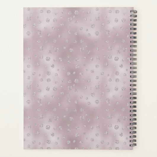 Kerstslee met cadeaus Vakantieplanner Planner (Achterkant)