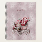 Kerstslee met cadeaus Vakantieplanner Planner (Voorkant)