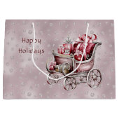 Kerstslee met cadeautjes Vakantie Cadeautas (Voorkant)