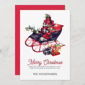 Kerstslee Vrolijk Kerstfeest (Voorkant / Achterkant)