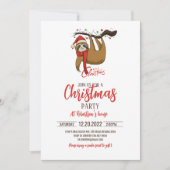 Kerstsleuf op boomtak kaart (Voorkant)