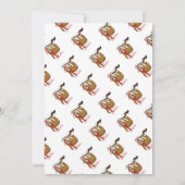 Kerstsleuf op boomtak kaart (Achterkant)