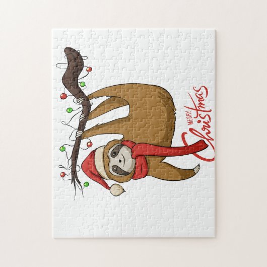 Kerstsleuf voor boomtak%0A Legpuzzel (Verticaal)