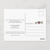 Kerstsleutel verhuisd Kerstverhuizing Briefkaart (Achterkant)