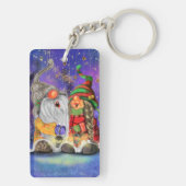 kerstSleutelhanger Gift Couple Gnomen zingen zinge Sleutelhanger (achterkant)
